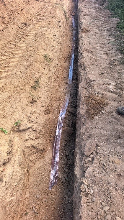 CL 11 – UAT Stolnici, str. Lăngești – Lucrări de execuție a rețelei de canalizare gravitațională menajeră D250